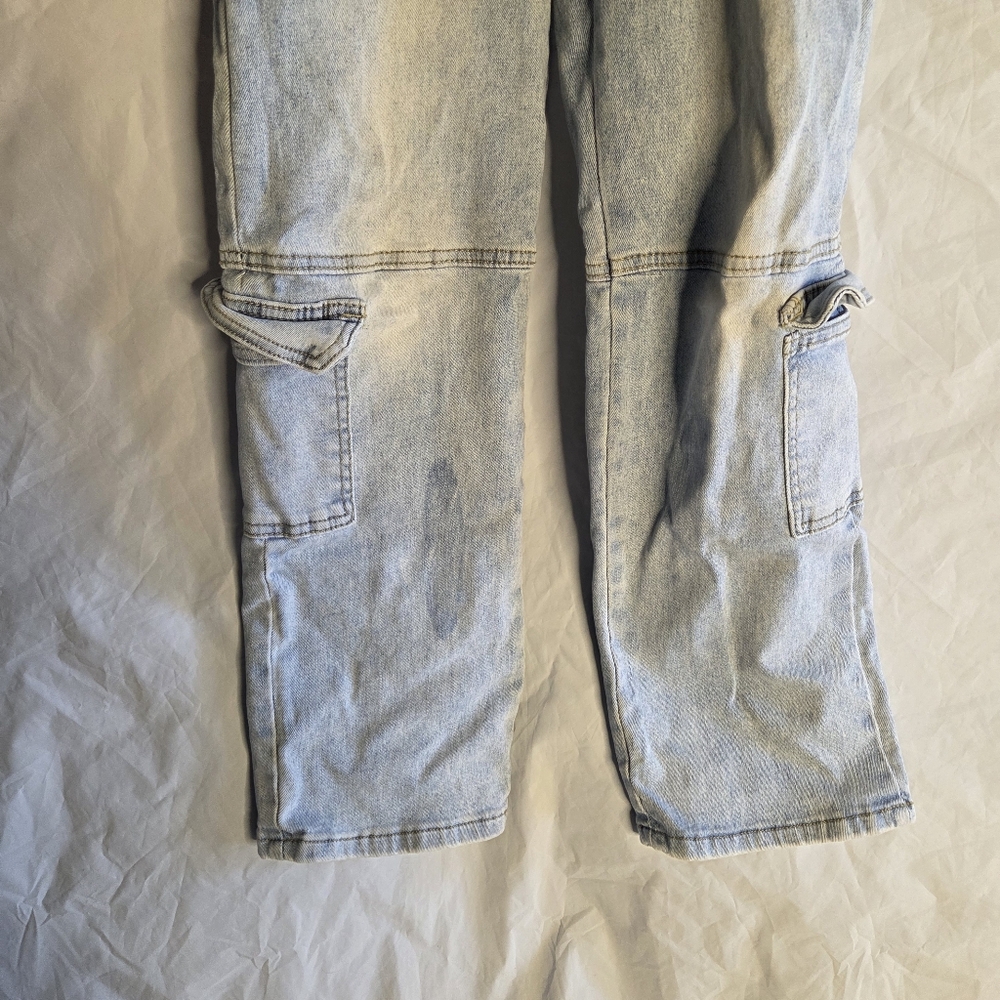 Celebrity Ace Light Blue Cargo Women Jeans - Picture 7 of 9